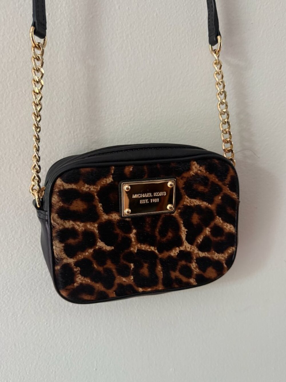 Michael Kors pattern and print mini purse